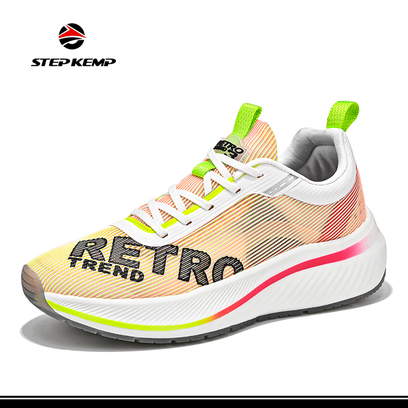 Slip On Sneakers Walking Tennis Shoes Sneakers casuali leggere per u travagliu di viaghju in palestra