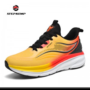 New Soft Bottom Light Breathable Men′s Sports Running Shoes