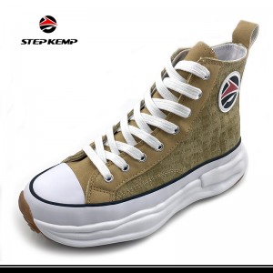 Mens Womens Cloth Breathable superiorem spissum Solum Board Sneakers