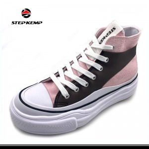Unisex High Top Heightened Sole Sports Causal Fashion Shoes Chunky Sneaker Shoes