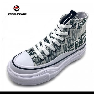 High Top Cloth Upper Fashion Classic Shoes Comfortable Skate Shoes