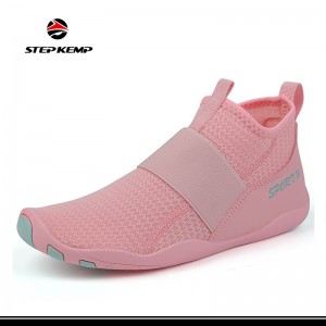 I-Unisex Barefoot Aqua High Top Sock Breathable Hiking Swimming Water Shoes