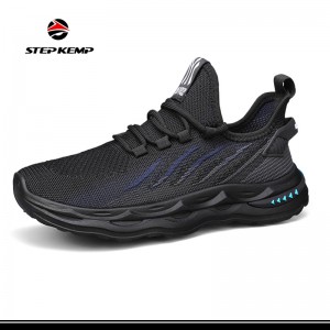 Mens Running Shoes Mesh Lightweight Sports Fashionable Exercise Sneaker