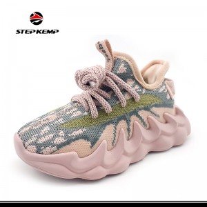Kids Octopus Lightweight Athletic Breathable Knit School Sports Shoes