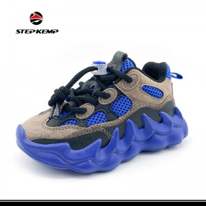 Zapatillas transpirables para nenos de malla lixeira e fácil de andar