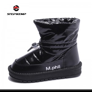 Kids Snow Boot for Boys Girls Winter High Top Non-Slip Warm Boots
