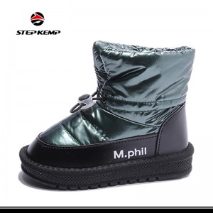 Kids Snow Boot for Boys Girls Winter High Top Non-Slip Warm Boots