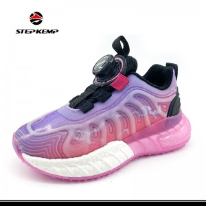 Children Boost Outsole Sport Strap Athletic Running Shoes para sa Mga Lalaking Babae
