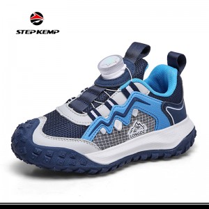 Boys Girls HikingAthletic Outdoor Sneakers Slip Resistant Casual Shoes