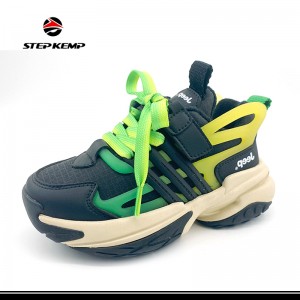 Kids Running Primary Winter Plush Warm School Students Sports Shoes