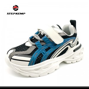 Pakyawan na Hot Style Breathable Sneakers Casual Kids Club Sports Shoes