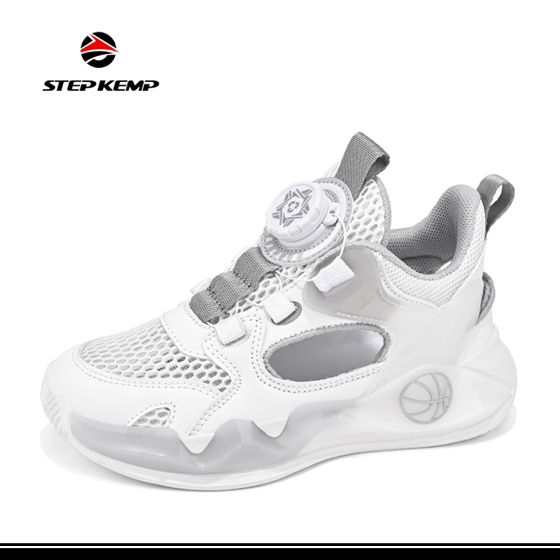 Fashion Breathable Light Bobot Kids Sneakers Bolong Casual Running Sepatu Olahraga