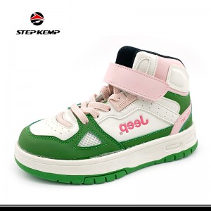 Children Boys Girls Sport Shoes Breathable Skate Sneakers