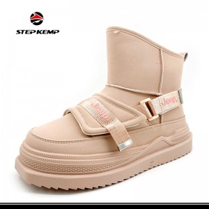 Children′s Snow Boots New Arrival Winter Padded Cotton Warm Non-Slip Ankle Shoes