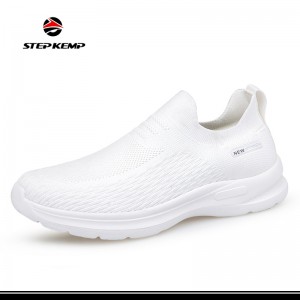 أحذية نسائية قماشية سهلة الارتداء أحذية Flyknit أحذية رياضية للمشي