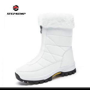 Botas de nieve de invierno para mujer zapatos impermeables para caminar cómodos botines de senderismo