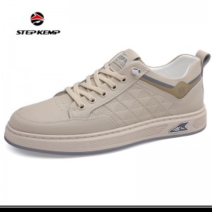 Mens Shoes Leather Shoes Soft Breathable Fashion Sneakers for Mens