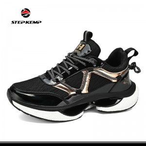 ბილიკზე სირბილი მსუბუქი სასეირნო ფეხსაცმელი მოდური სპორტული ფეხსაცმელი ჩოგბურთის ჯვრის ფეხსაცმელი
