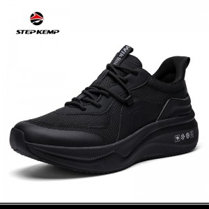 Men′s Walking Sneakers Tennis Workout Running Gym Breathable Shoes