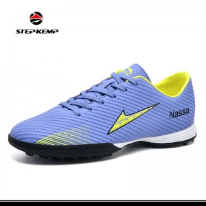 Men Football Boots Low Ankle Socks Flyknit Breathable Training Football Shoes