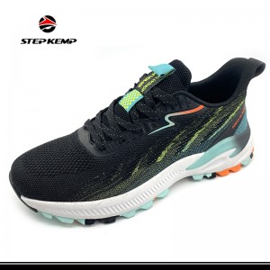 Mesh Flying Woven Custom Sneakers Breathable Sports Running Shoes