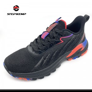 Mesh Flying Woven Custom Sneakers Breathable Sports Running Shoes