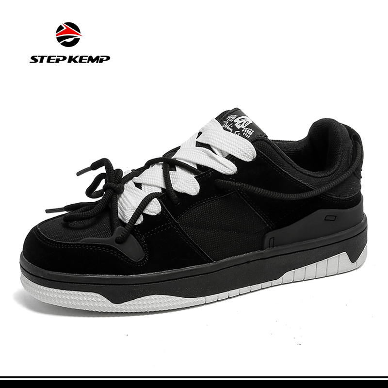 School Boys Girls Breathable Leisure Running Shoes Lace-up Sneakers