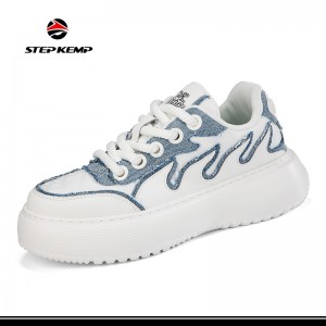 White Fashion Leisure Board Casual Footwear Shoes for Men