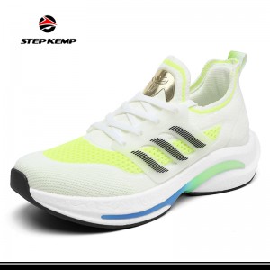 Mens Running Athletic Non Slip Taug kev Jogging Tennis Sneakers