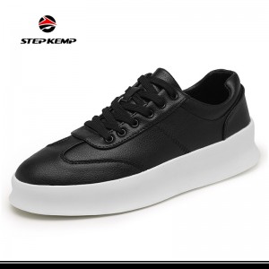Fashion Leisure Casual Men Black White Board Footwear Shoes