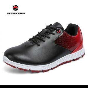 Unisex քայլող սպորտային սպորտային կոշիկներ Spikless Golf Trainers կոշիկներ