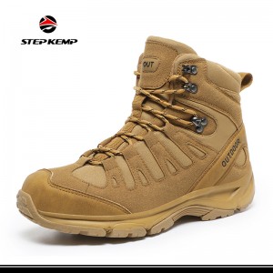 Mens Outdoor Ankle Hiking Trekking Walking Shoes Work Combat Jungle Boots