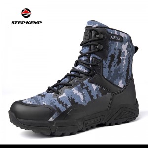 Men′s Waterproof Nylon Upper Hiking Non Slip Winter Outdoor Boots
