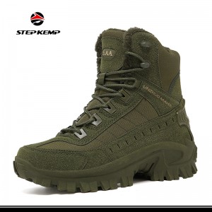 New Design Winter Warm Comfortable Breathable High Top Hiking Leisure Shoes