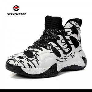 Men MID Top Breathable Casual Basketball Sneakers Fashion Running Shoes