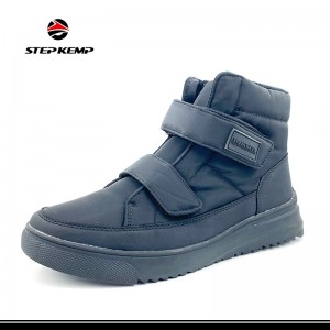 Mens High Top Cushioning Rubber Outsole Winter Warm Boot Shoes