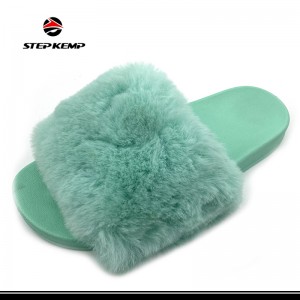 Autumn Winter Women Simple Elegant Solid Color Slippers Fashion Home Slippers