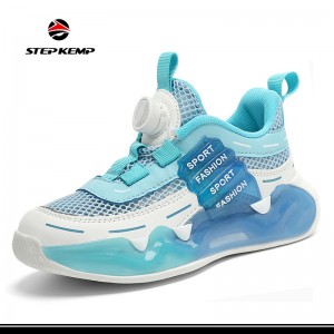 Kids Olahraga sapatu Murid Breathable bolong Barudak Girls Sneakers