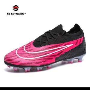 Këpucë futbolli me kapëse futbolli me peshë të lehtë për femra me thurje Flyknit