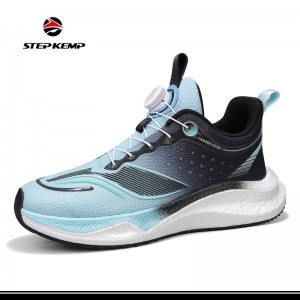 მსუბუქი სასეირნო ჩოგბურთის ფეხსაცმელი, მოცურების მოცურების კომფორტული სპორტული ფეხსაცმელი