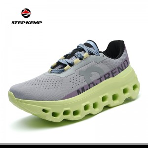 Giày chạy bộ thông thường thoáng khí mới Giày đế mềm lưới Flyknit Giày thể thao nam