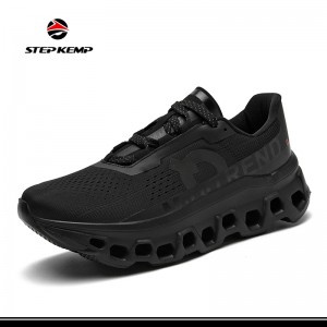 Νέα αθλητικά παπούτσια για τρέξιμο που αναπνέουν με μαλακή σόλα με δίχτυ Flyknit ανδρικά αθλητικά αθλητικά παπούτσια