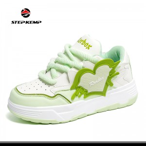 Women′s Men′s Skate Shoes with Breathable Design Footwear Ex-23s3269