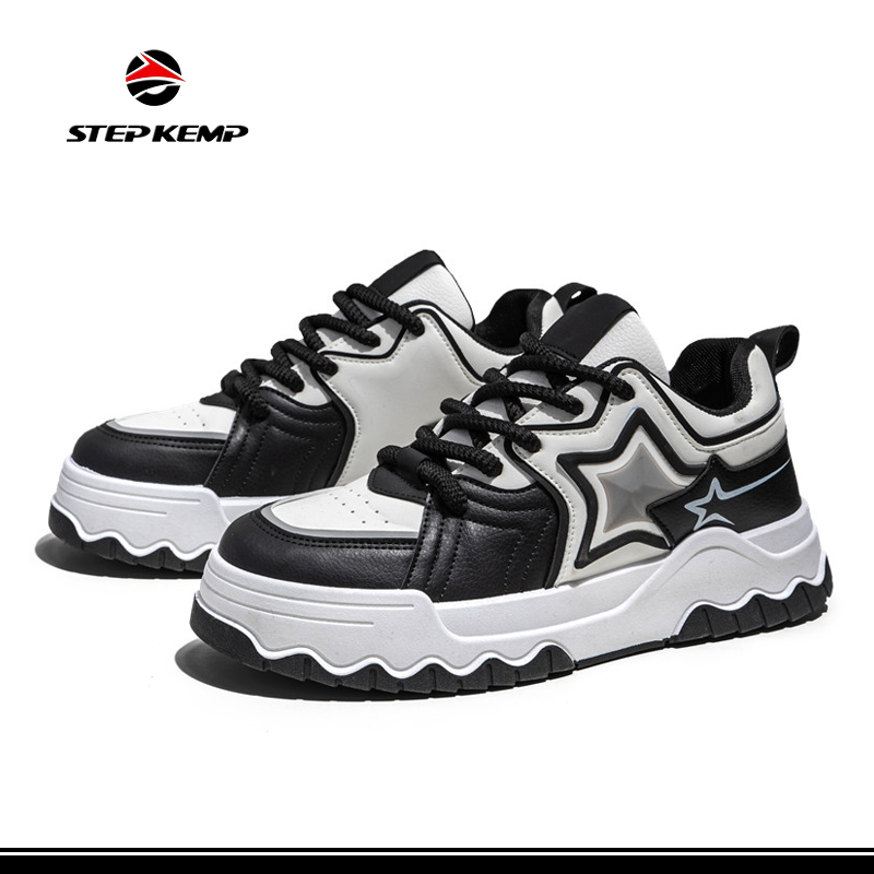 კარგი ფასი OEM Sneakers მამაკაცის ფეხით მოსიარულე სტილის შემთხვევითი ფეხსაცმელი