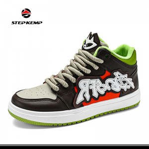 New Trend Student Sneakers High Top Fashionable Hard Wearing Casual Board Shoes