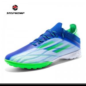 Издръжливи евтини футболни обувки Най-популярният дизайн Дишащи спортни обувки за футболни маратонки