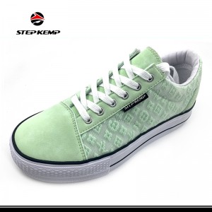 Low Top Suede Alawọ Sneakers Casual Fashion Breathable Itura Kanfasi Shoes