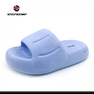 Pantofole per bambini in EVA azzurro antiscivolo per bagno interno per la casa estiva per ragazzi e ragazze