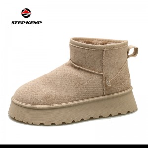 Winter Snow Boots Warm Fur Lined Comfortable Shoes for Women