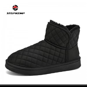 Mens Womens Winter Snow Boots Warm Fur Lined Short Boot Shoes